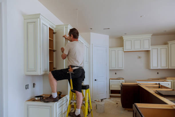 Open concept kitchen conversion in Baltimore by JMT Kitchen Cabinet